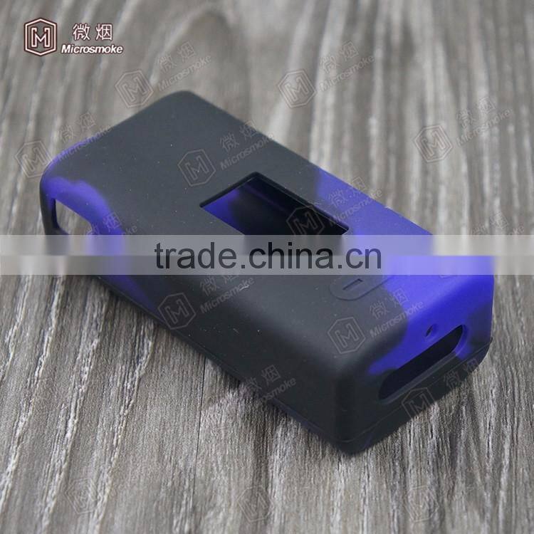 Cuboid Mini tc box mod silicone case Colorful microsmoke brand 100% silicone case/skin wholesale free shipping