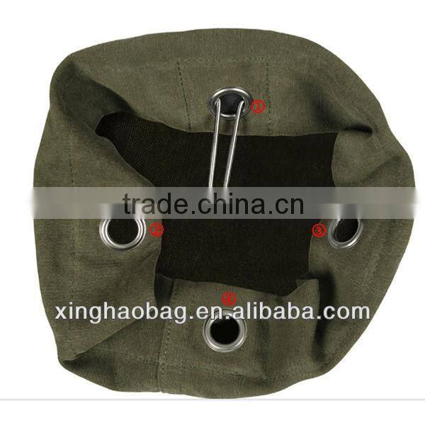 High quality large capacity cheap rucksack canvas drawstring rucksack wholesale