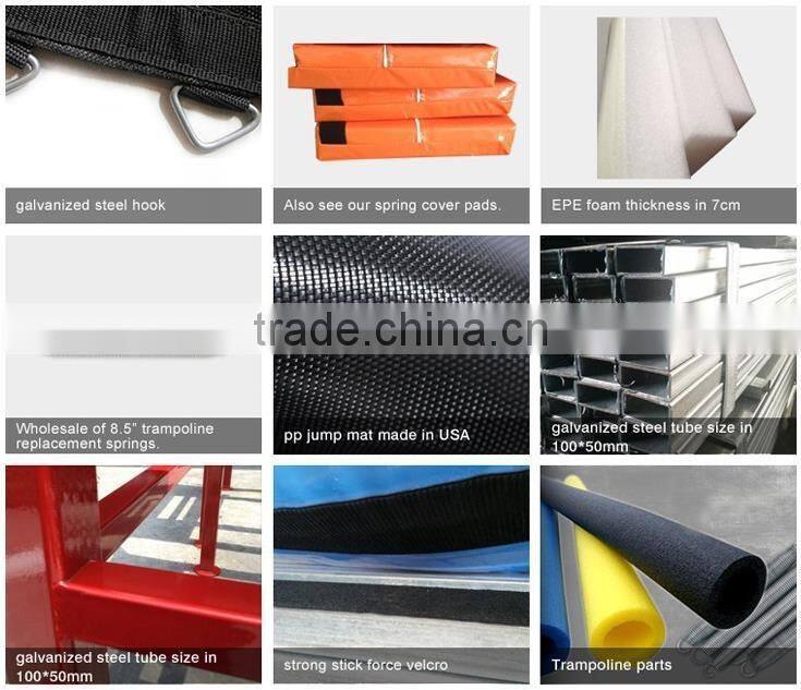 newest style large indoor trampoline park for amusement play