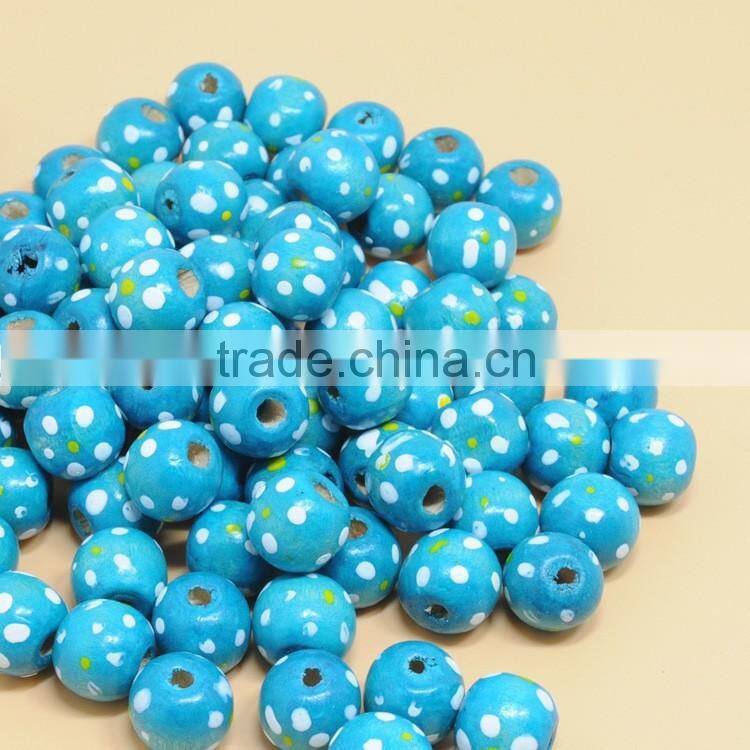 Sedex Audited Factory 2 Pillar Painted Wood Beads