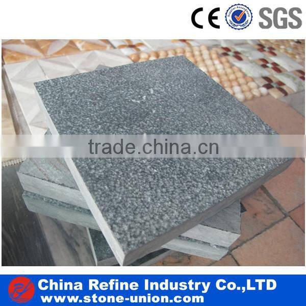 Natural black limestone