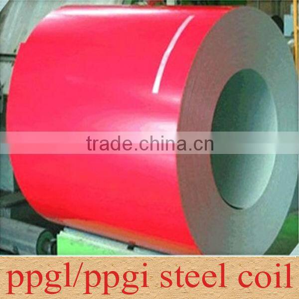 china Prepainted Galvalume Steel coils/ Ppgi ral 9006 0.45x1250