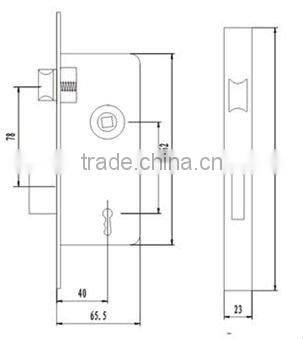 Wholesale Mortise Door Lock in Shanghai China