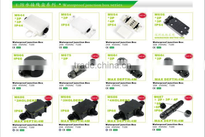 waterproof terminal block cable juntion box