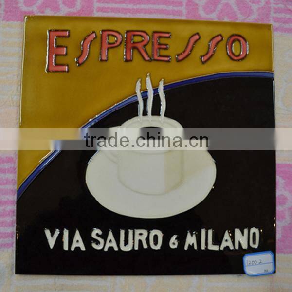 Hand painting fancy home home art tile decorative ceramic tiles