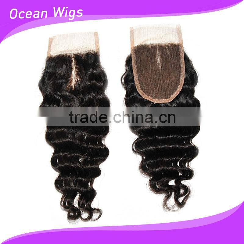 suitable silk base natural part hair closure
