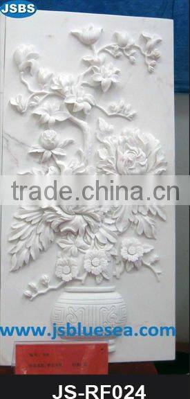 Rose flower carving decoraitve stone reliefs