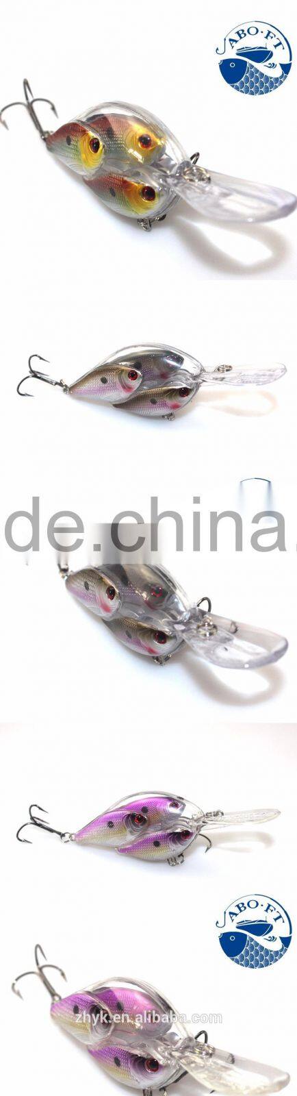 Rock Group fish popper with colorful fish crank fishing bait