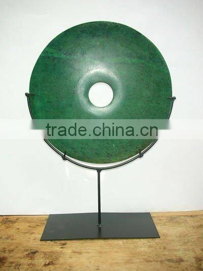 chinese antique jade stool