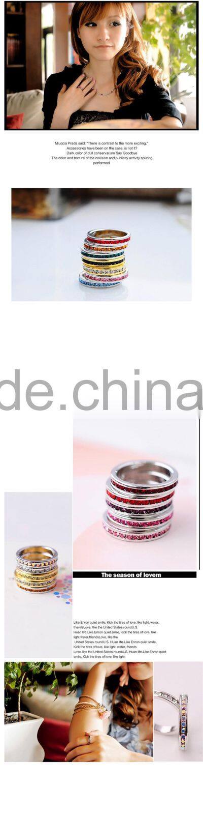 smart simple gold white ring designs