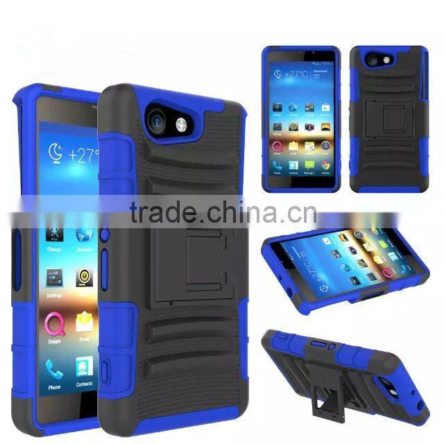 Keno Tough Rugged Layered Extreme Hybrid Belt Clip Holster Case for Sony Xperia Z4 Compact / Z4 Mini