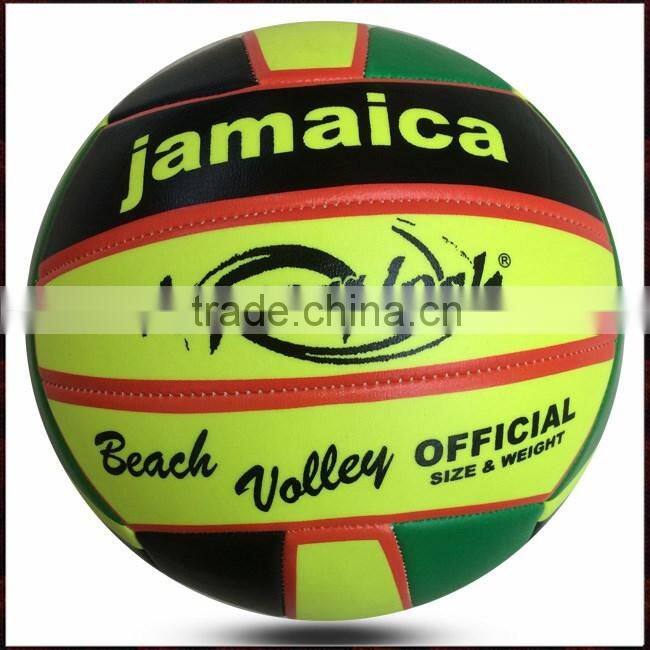 3 layers soft pvc machine stitched volleyball