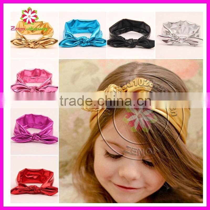 Bow lace headband, lace elastic headband, elastic lace headband