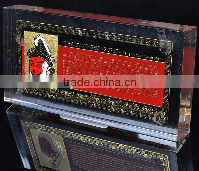 hot sale acrylic block display trip acrylic block gift as souvenir