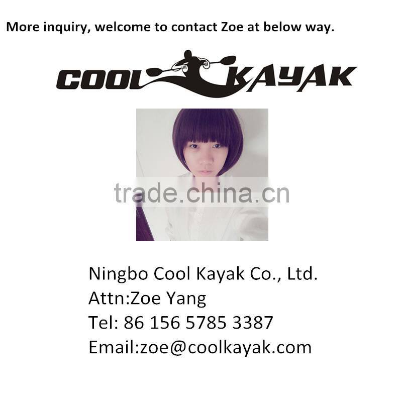 2014 wholesale fishig kayak with pedals and rudder