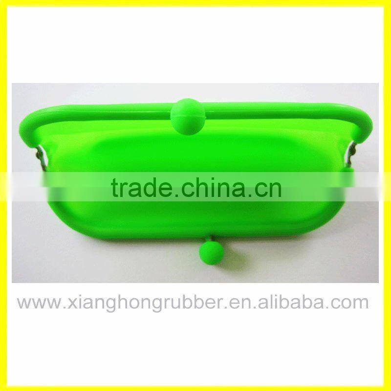 2014 year ladies fashion color ilicone coin wallet cheap