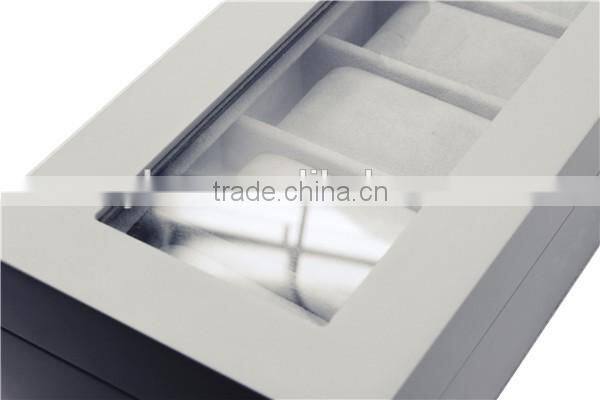 Custom luxury wooden watch storage box for watch gift packaging case