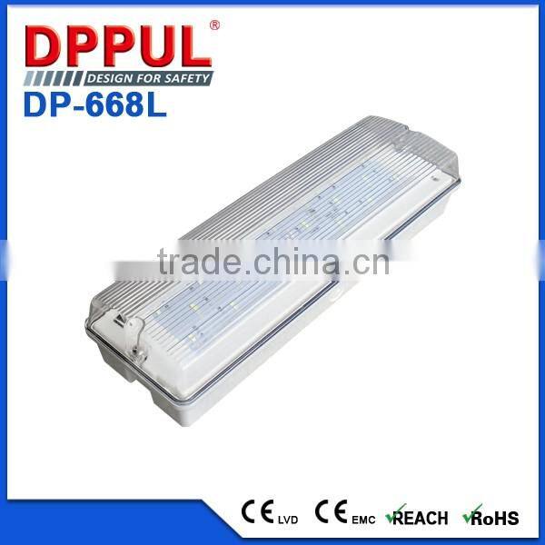 Steel lamp body and Metal Base Material Exit Rechargeable Emergency Light