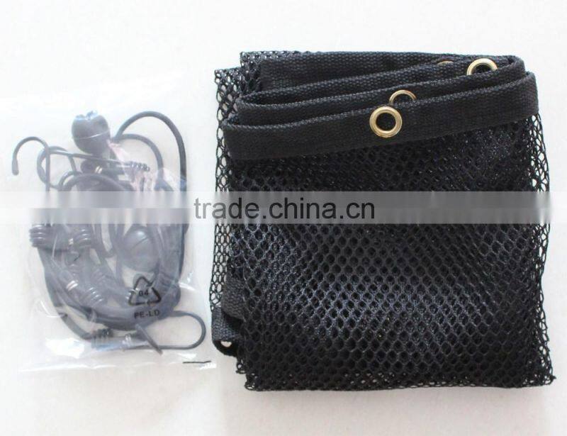 Front Seat Net Pet Barrier - Large Block Area & Metal Poles At the Top Against Pet Pushes