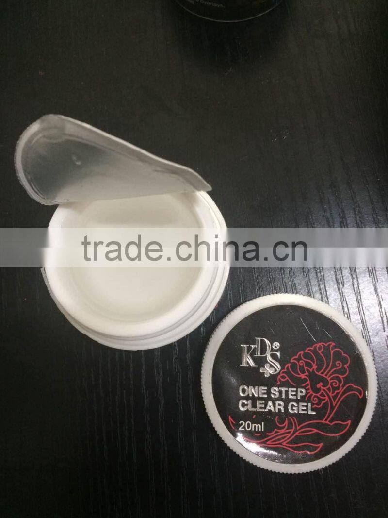Soak off long last 1kg builder clear UV gel with factory price support free samples