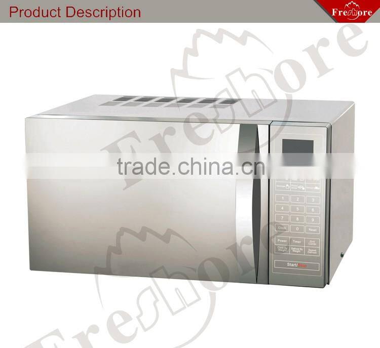 23L 800W LED display digital control microwave oven with grill function