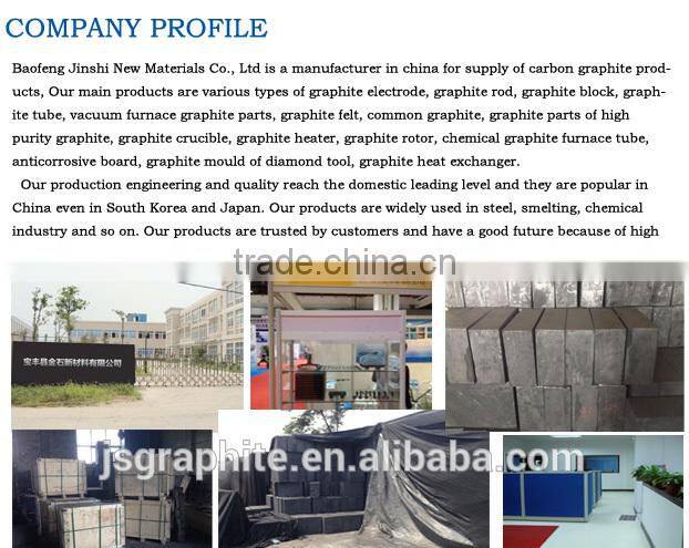 High quality graphite crucibles in different sizes and types