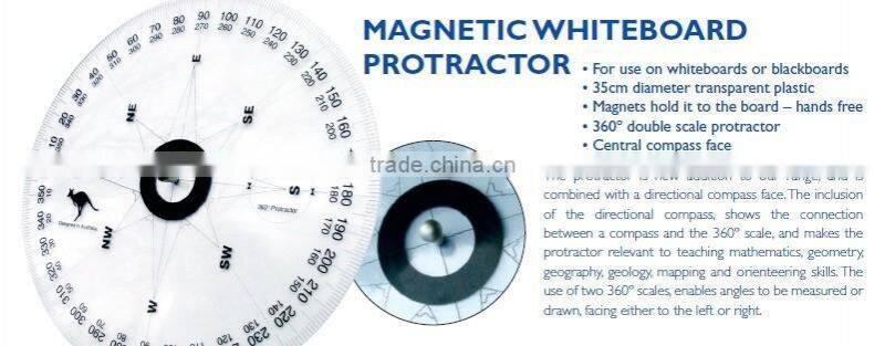 Whiteboard&Blackboard accessories Magnetic Whiteboard Protractor