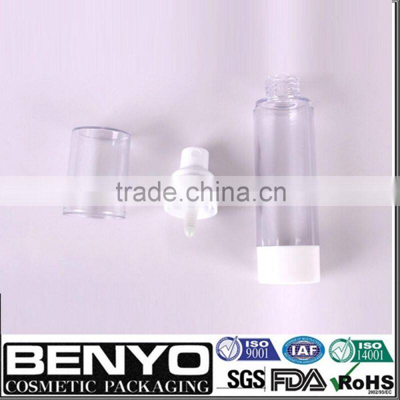 2016 hot stamping hot selling black airless bottle