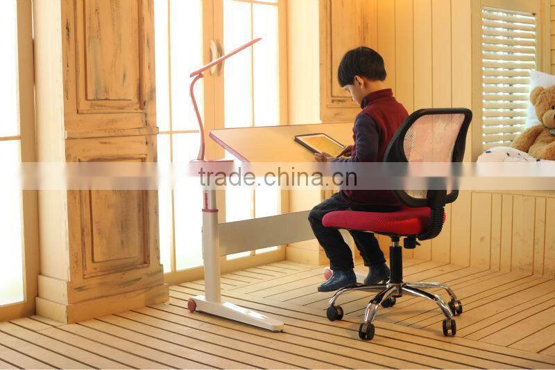 Height adjustable children kids school desk