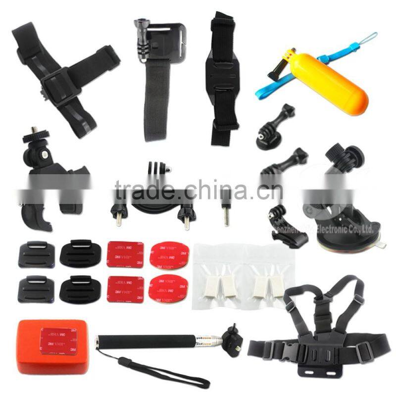 Outdoor Sports Camera Accessories Bundle Kit for GoPro Hero 4/3+/3/2/1
