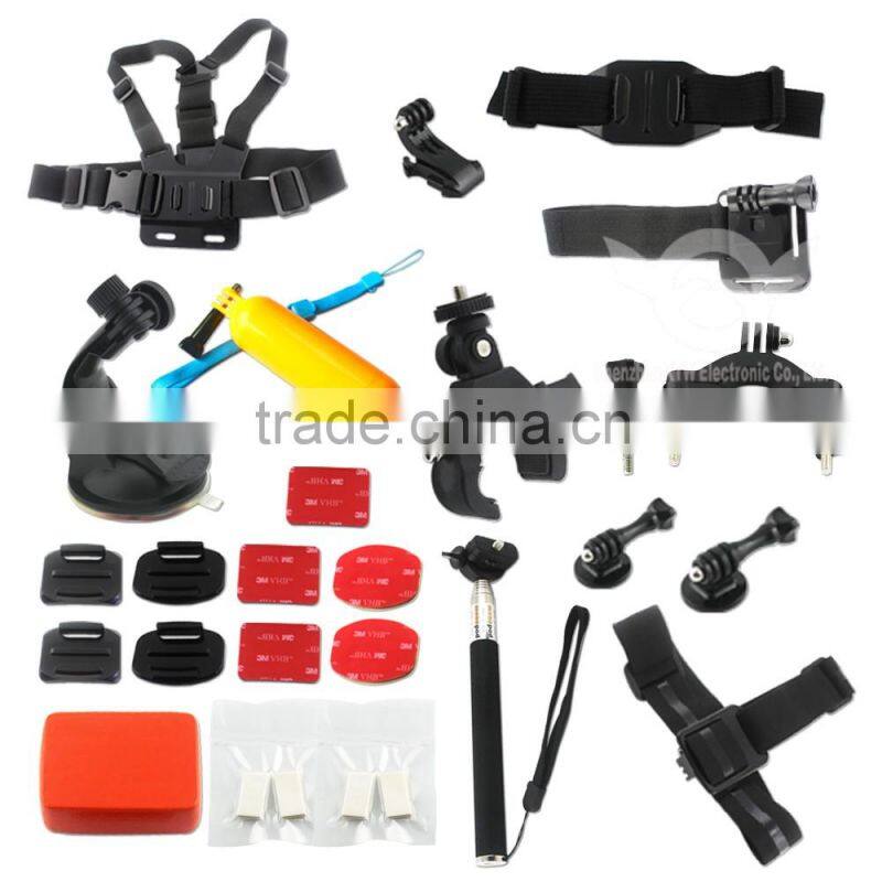 Outdoor Sports Camera Accessories Bundle Kit for GoPro Hero 4/3+/3/2/1