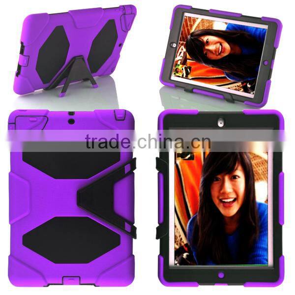 Military Builder Workman Heavy Duty Case, Shock Proof Touch Screen Case Cover For Ipad air