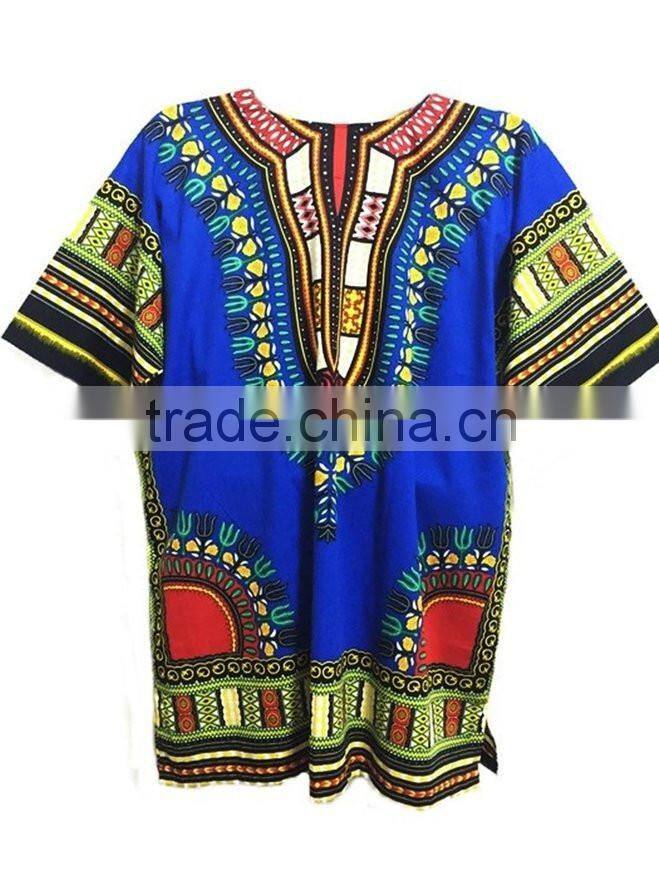 Traditional African Print Dashiki Shirt African Top Clothing Kaftan Wholesale China