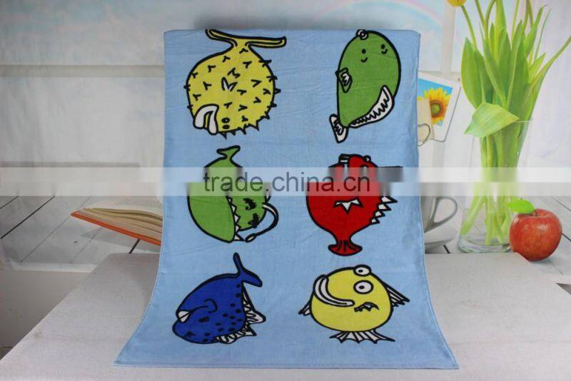 china factory 100% cotton promotional custom print bargain beach towels