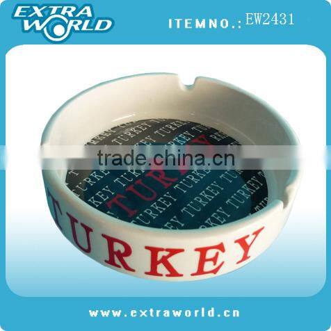 handpainting souvenir polyresin ashtray