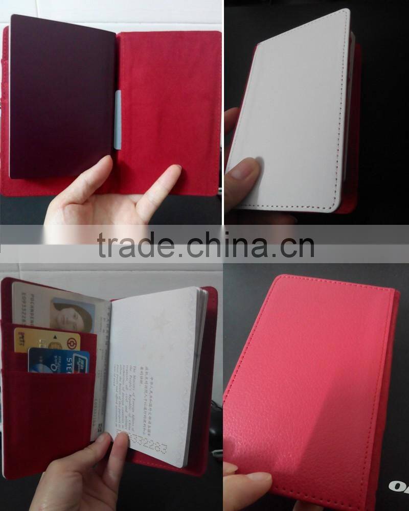 Leather Sublimation Business Card Holder ,leather blank case for printing