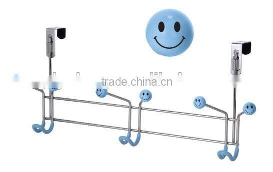 Fashion metal over the door clothes hanging hook
