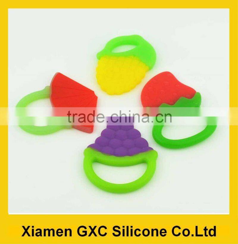 soft baby toy silicone fruit teether for health and wellness products