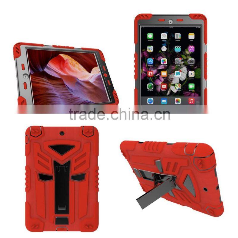 New arrived kidsproof autobot tab skin cover for iPad mini 7.9inch kickstand case