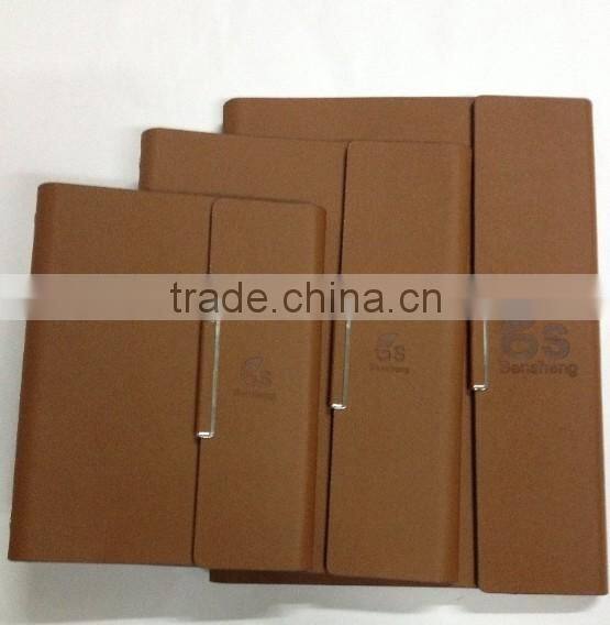 Custom Size 3 Fold PU Notebook with ring binder