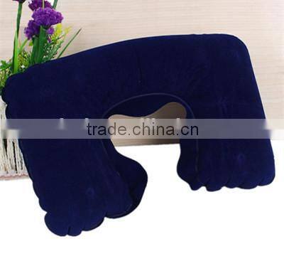 Travel head neck rest pillow air cushion inflatable support
