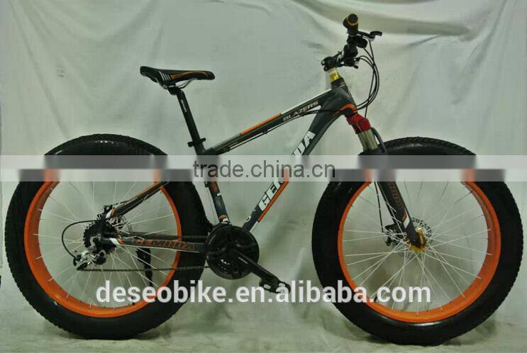 2016 new design 21 speed mountain bike fat tire bike made in china