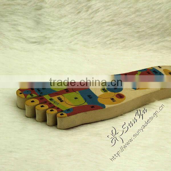 Foot shape toe nail separators