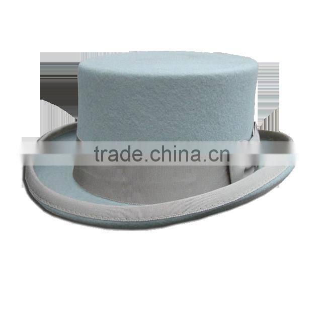 Wool felt top hat formal hat