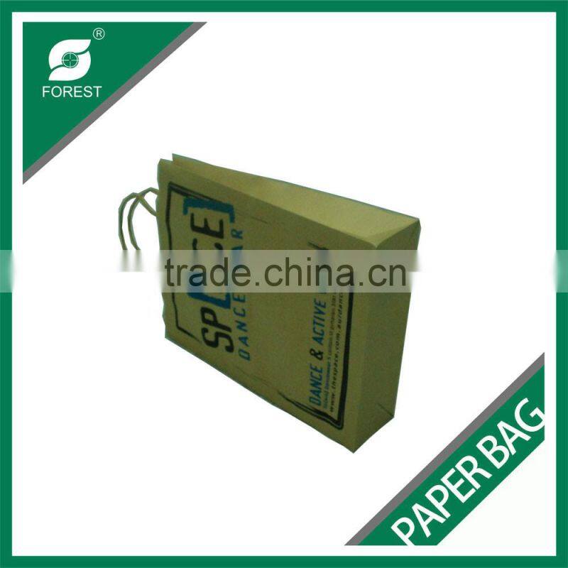 110 GSM BROWN KRAFT PAPER BAG CUSTOM PRINT SHOPPING BAGS FOR PACKING APPAREL