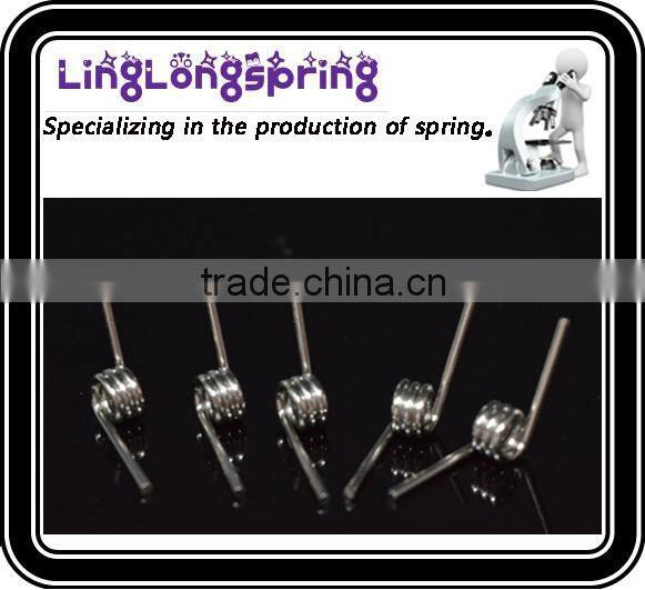Custom high Quality 304 stainless steel small torsion spring