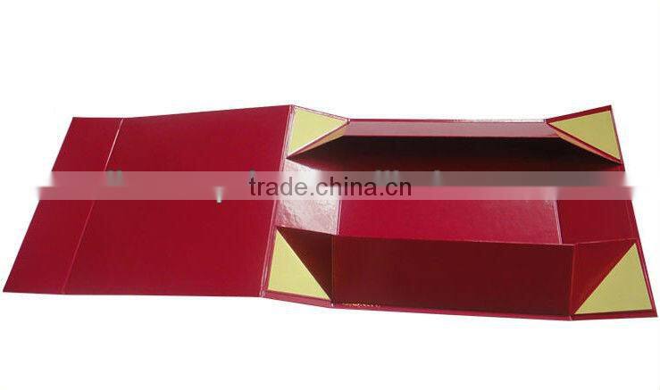 Paper display collapsible box, folding cardboard box F511