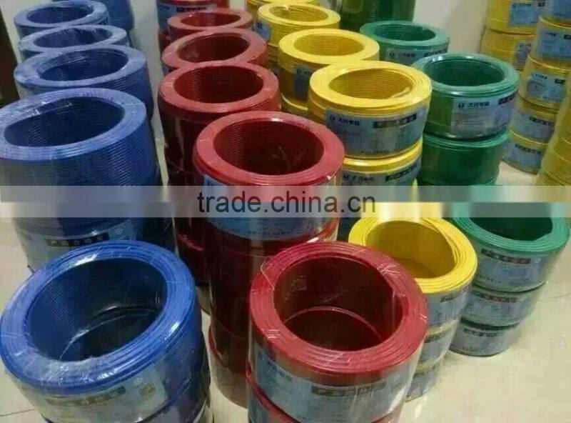 building electrical cable single core strander copper wire BV/BVR electrical wires