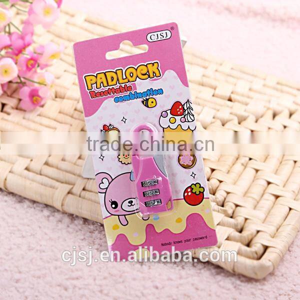 New Trendy Practical and Safety 3-digit craft combination lock