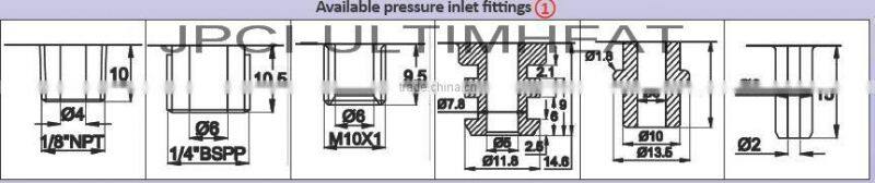 Type ZW Snap action double pole contact miniature pressure switch